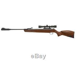 RUGER Yukon Magnum Break Barrel. 22 Pellet Real Wood Air Rifle with Scope 2244230