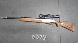 RWS Diana model 48/52 5.5/22 Side Lever Air Rifle. 177 Cal Germany with Scope READ