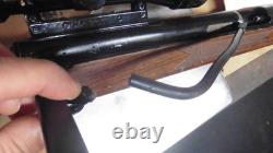RWS Diana model 48/52 5.5/22 Side Lever Air Rifle. 177 Cal Germany with Scope READ