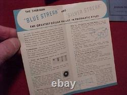 Rare Collector's Grade Sheridan 5mm. 20 Cal Blue Streak Air Rifle Estate Item