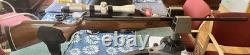 Remington Summit. 22 Cal Break Barrel Air Rifle with Simmons 4x32 Scope + 4 Cans