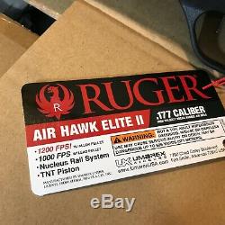 Ruger Air Hawk Elite II 2.177 Cal Pellet Air Gun Rifle 4x32 Scope 1200 FPS