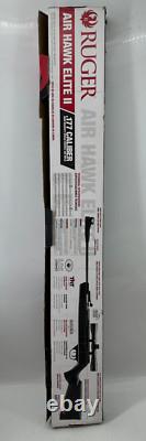 Ruger Airhawk Elite 2.177 Pellet Break Barrel Air Rifle Black Synthetic Stock