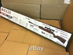 Ruger Impact Max. 22 Cal Pellet Air Gun Rifle 4x32 Scope 1050 FPS
