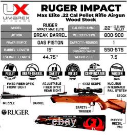 Ruger Impact Max Elite. 22 Cal Pellet Rifle New in sealed box