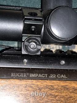 Ruger Impact Max Elite Breakbarrel. 22 Cal Pellet Air Rifle W Case Ruger Scope