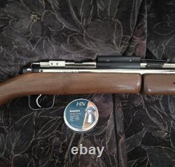 SHERIDAN C9 SILVER STREAK AIR RIFLE Polished Nickel Finish. 20 CAL