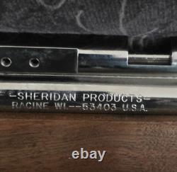 SHERIDAN C9 SILVER STREAK AIR RIFLE Polished Nickel Finish. 20 CAL