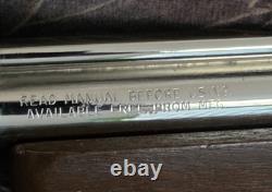SHERIDAN C9 SILVER STREAK AIR RIFLE Polished Nickel Finish. 20 CAL