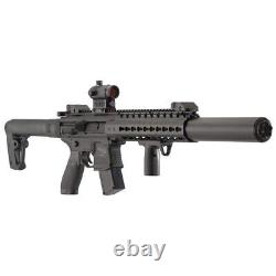 SIG SAUER MCX. 177 CAL PELLET SEMI AUTO CO2 AIR RIFLE With MICRO RED DOT SIGHT