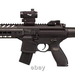 SIG SAUER MCX. 177 CAL PELLET SEMI AUTO CO2 AIR RIFLE With MICRO RED DOT SIGHT