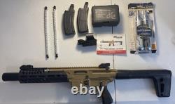 SIG SAUER MCX Rattler Canebrake. 177 Pellet CO2 Air Rifle extra mag Co2 red dot