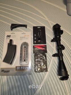 SIG SAUER MCX Virtus Precharged Pneumatic (PCP) Air Rifle + Attachments