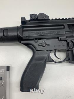 SIG SAUER MPX Rattler. 177 Pellet Air Rifle Black with 3 Extra Magazines Plus