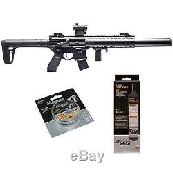 SIG Sauer MCX. 177 Cal Air Rifle with CO2 90 Gram (2 Pack) 500 Lead Pellets Bundle