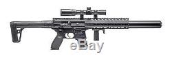 SIG Sauer MCX. 177 Cal Air Rifle with Scope, CO2 90 Grams 500 Lead Pellets Bundle