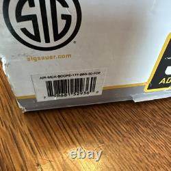 SIG Sauer MCX ASP. 177 Cal CO2 Pellet Rifle FDE Gen 1 Scope Box Manuals