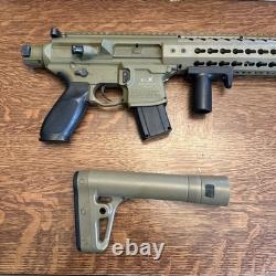 SIG Sauer MCX ASP. 177 Cal CO2 Pellet Rifle FDE Gen 1 Scope Box Manuals