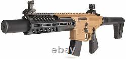 SIG Sauer MCX Rattler CANEBRAKE. 177 Cal CO2 Air Rifle FDE