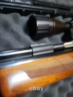 Sam Yang Air Rifle. 45 Caliber Case And Air Tank Blue Steal Hand Crafted Korea