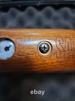 Sam Yang Air Rifle. 45 Caliber Case And Air Tank Blue Steal Hand Crafted Korea