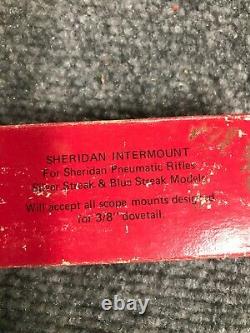 Sheridan OEM Factory Pellet Gun Air Rifle Scope Mount In Original Box