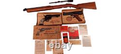 Sheridan blue streak air rifle and 2 crossman bb guns