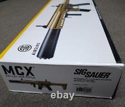 Sig Sauer #AIR-MCX-177-88G-30-FDE MCX ASP Air Rifle. 177 Pellet 545FPS, FDE