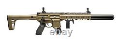 Sig Sauer #AIR-MCX-177-88G-30-FDE MCX ASP Air Rifle. 177 Pellet 545FPS, FDE