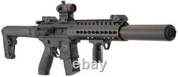 Sig Sauer MCX. 177 Cal Air Rifle Black with Red Dot & 2x CO2 & 500x Pellets Bundle