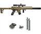 Sig Sauer Mcx. 177 Cal Air Rifle Fde With Scope And Co2 Tanks And Pellets Bundle