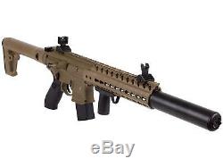 Sig Sauer MCX. 177 Cal CO2 Powered Pellet Rifle with Sights, Flat Dark Earth