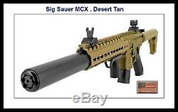 Sig Sauer MCX. 177 Cal. Rifle Desert Tan- Semi Auto Metal DSBR