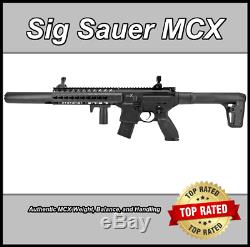 Sig Sauer MCX Pellet Rifle Co2 Black Semi Auto Tactical Metal DSBR