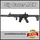 Sig Sauer Mcx Pellet Rifle Co2 Black Semi Auto Tactical Metal Dsbr