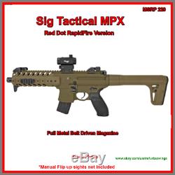Sig Sauer MPX. 177 30 Rounds Co2 Air Rifle Red Dot Scope