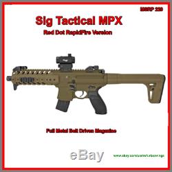 Sig Sauer MPX. 177 Cal 30 Rounds Co2 Air Rifle with 1x20 Red Dot Scope Save 40%