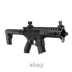 Sig Sauer MPX. 177 Cal Air Rifle Black with 2x CO2 Tanks and 500 Pellets Bundle