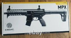 Sig Sauer MPX. 177 Cal CO2 Powered Air Rifle Pellet Gun Black