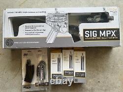 Sig Sauer MPX. 177 Cal. CO2 Powered Pellet Air Rifle AWESOME PACKAGE DEAL