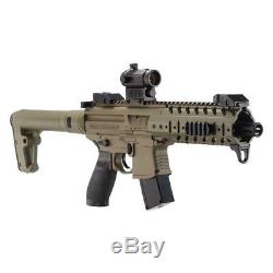 Sig Sauer MPX. 177 Caliber 30 Rounds CO2 Powered Air Rifle with 1x20mm Red Dot
