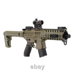 Sig Sauer MPX. 177 Semi-Auto CO2 Air Rifle Micro Red Dot Sight Flat Dark Earth