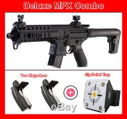Sig Sauer MPX Deluxe Combo Rifle, Two Magazines and Pellet Trap