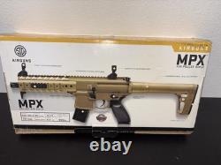 Sig Sauer MPX Pellet Rifle CO2.177 Cal Semi Auto 30rd Magazine Tan