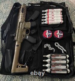 Sig Sauer SIG MPX Air Rifle, GEN II (Pellet) 9 CO2 Canisters and Carrying Case