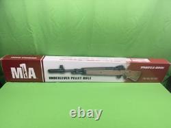 Springfield Armory M1A Underlever. 22 Cal Pellet Rifle Wood Stock 800 FPS