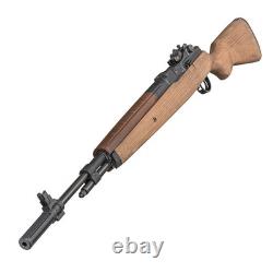 Springfield-Armory M1A Underlever Pellet Rifle. 22 Wood Stock. NEW