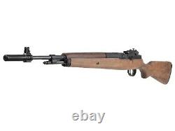 Springfield Armory M1A Underlever Pellet Rifle, Wood Stock. 22 Cal