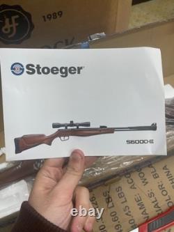 Stoeger S6000-E Air Rifle Combo 4x32 Scope Open Box COMPLETE