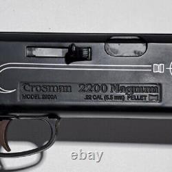 Super Nice Vintage Crosman Model 2200 Magnum. 22 Cal. Pellet Gun Air Rifle